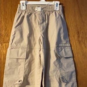 Burberry size 10 kids beige pants elastic waist